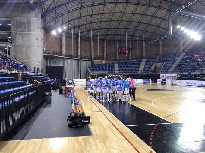 Partido de liga Asobal entre Logroño e Cisne