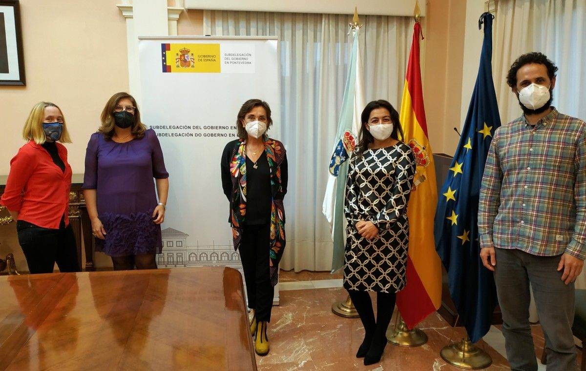Jurado de la IV edición del Concurso escolar de fotografía y vídeo organizado por la Subdelegación del Gobierno de Pontevedra 
