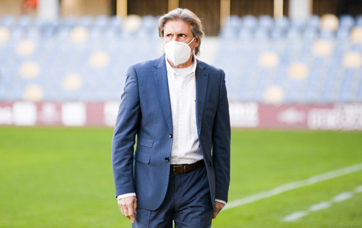 Partido de fútbol en Pasarón entre Pontevedra CF e Salamanca