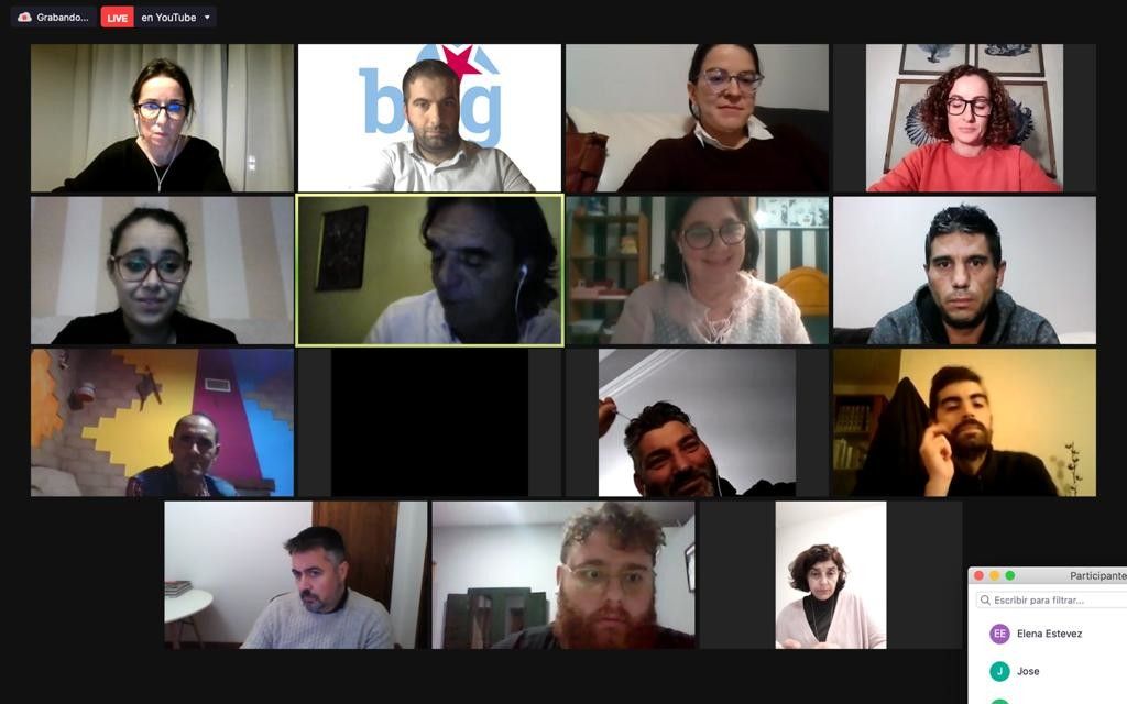 Pleno telemático de Bueu en que se aprobó el PMUS