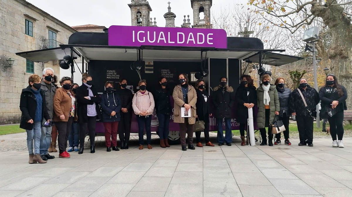 Concentración en Poio por el 25N