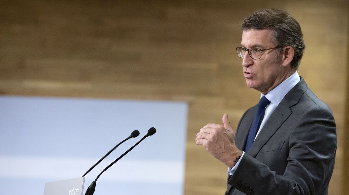 Alberto Núñez Feijóo, presidente da Xunta de Galicia