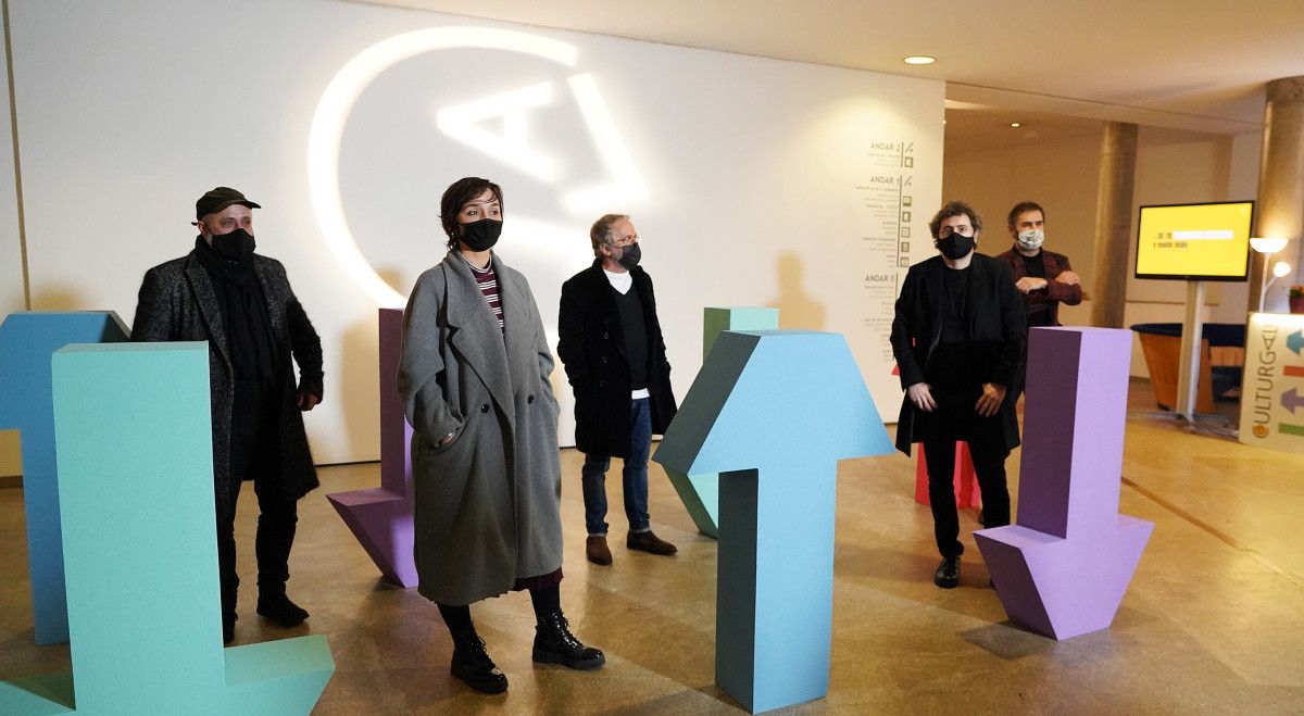 Inauguración de la feria de las industrias culturales de Galicia, Culturgal 2020, en el Pazo da Cultura de Pontevedra