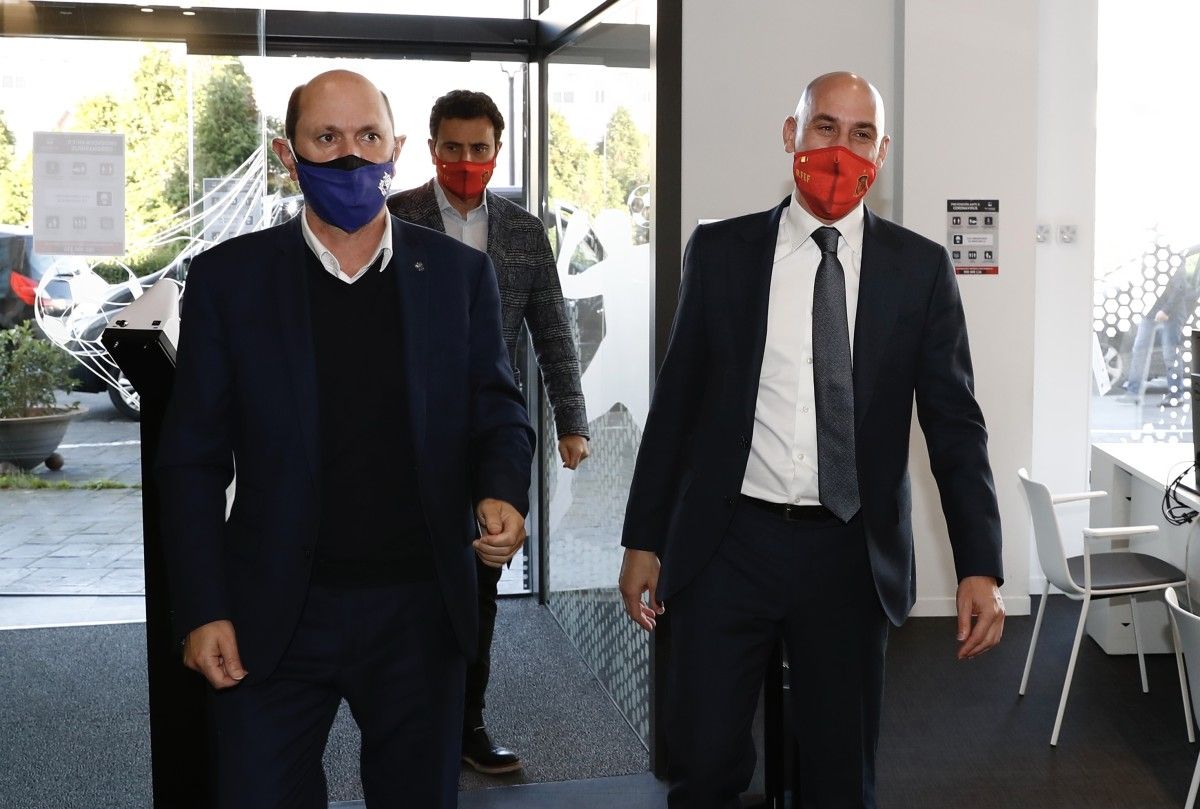 Rafael Louzán y Luis Rubiales