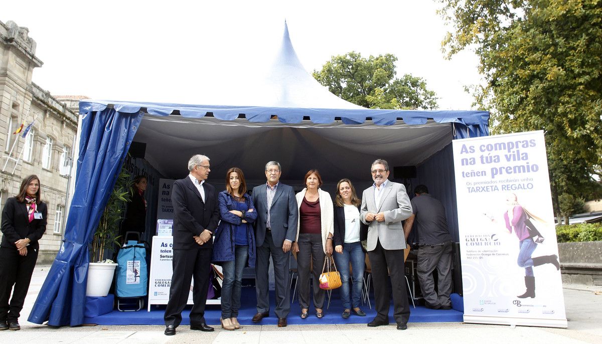 Presentación de la campaña "As compras na túa vila teñen premio"
