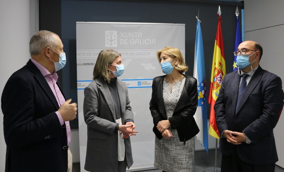 Luisa Piñeiro, José Ramón Gómez, César Pérez y Ángeles Feijoo-Montenegro