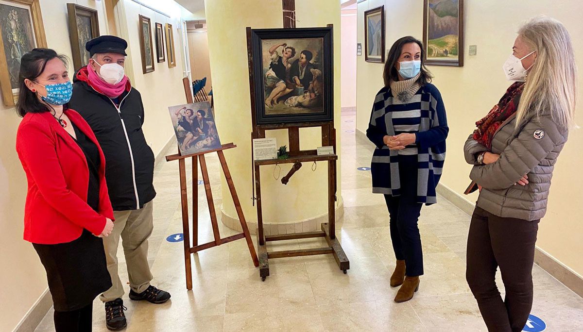 Recepción no Museo do cadro pintado por Manuel Torres durante a pandemia de 1918