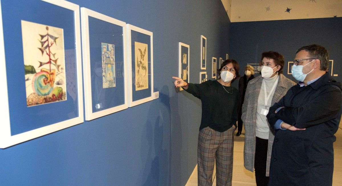 Presentación de 'Nadais', postais recibidas por Filgueira Valverde, no Museo de Pontevedra