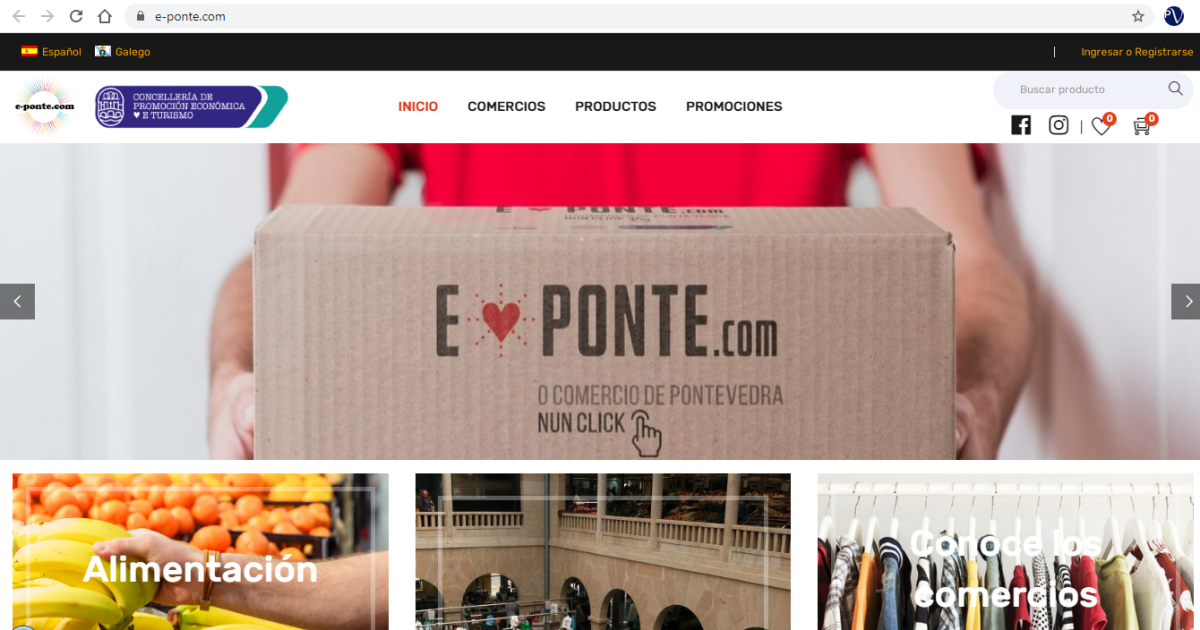 Unha das formas de participar é realizando compras no portal  E-ponte.com