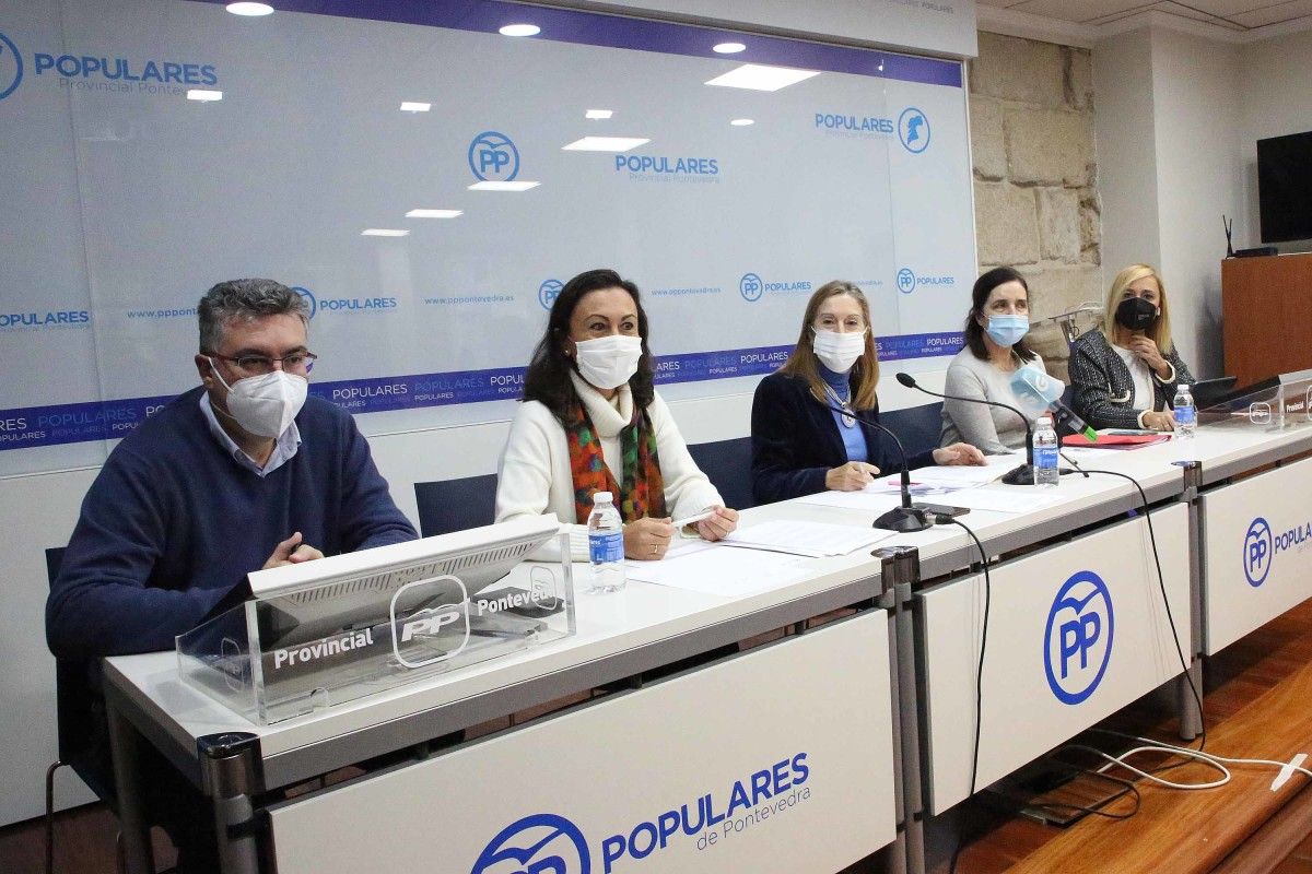 Rueda de prensa de diputados y senadores del Partido Popular