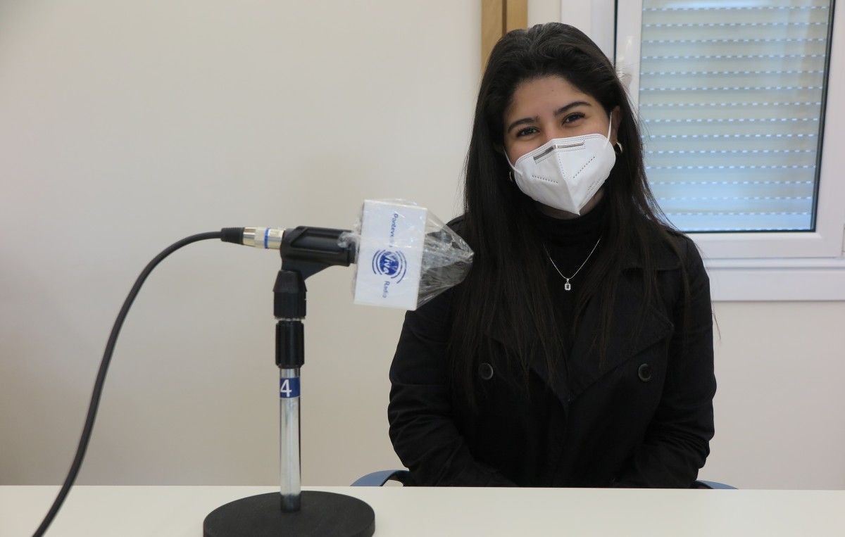 Katherine Portillo Marroquín, salvadoreña, fai un mestrado en Pontevedra