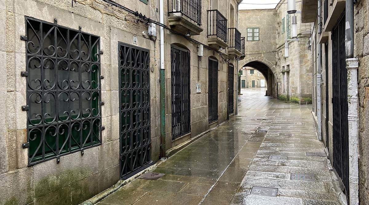 Edificio de la Rúa do Arco que acogerá un albergue turístico
