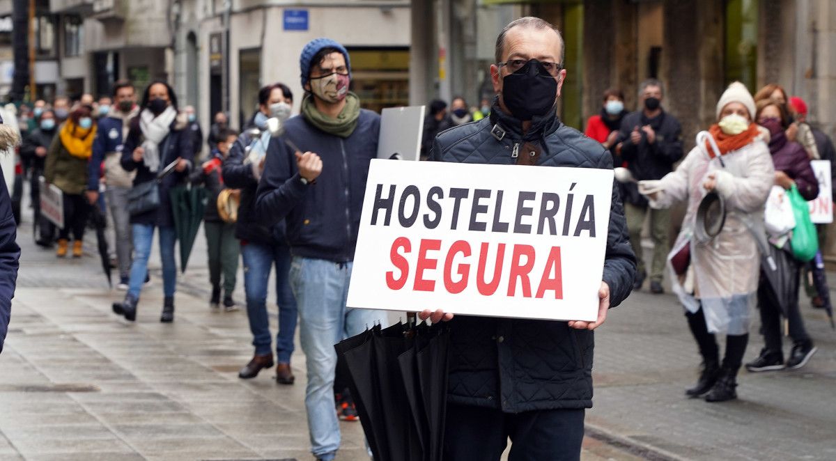 Hostaleiros de Pontevedra, Marín e Poio poñen rumbo a Madrid