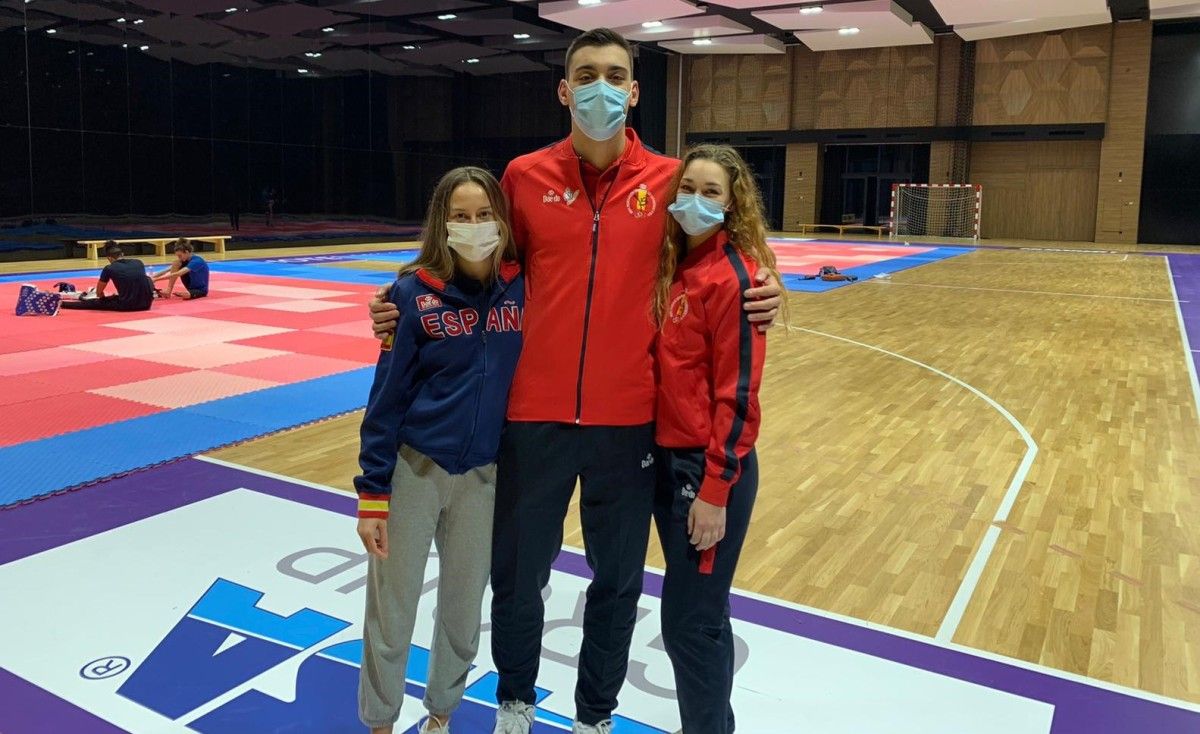 Sara Cortegoso, Iván García e Arlet Ortiz