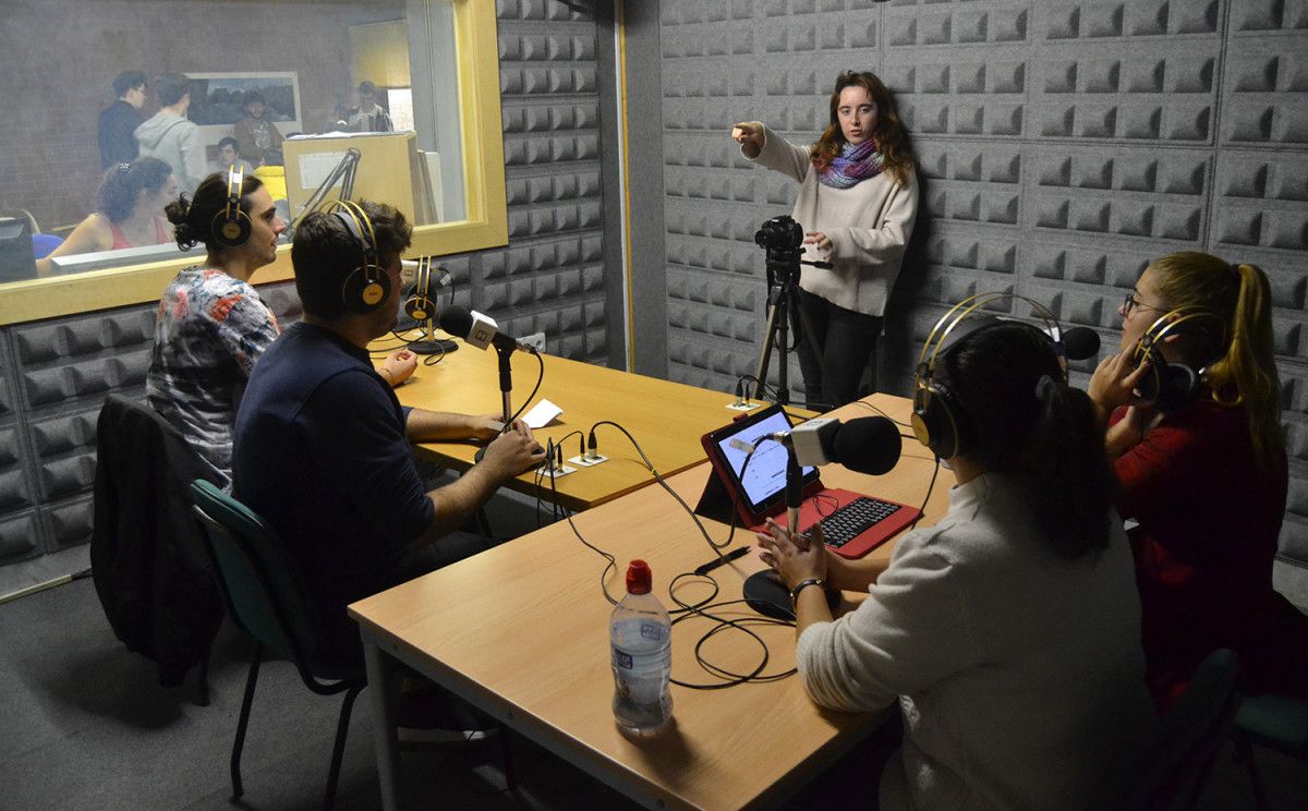 Un intre da gravación dun dos programas da pasada tempada