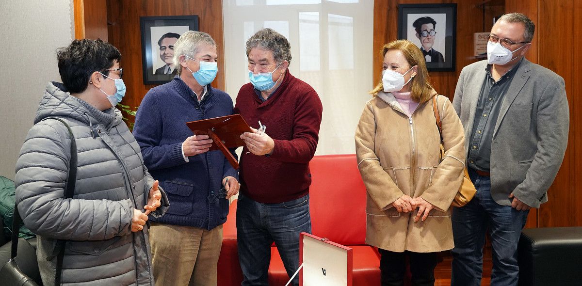 Recepción a Enrique Sotelo con motivo da súa xubilación