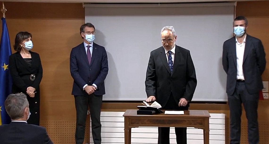 José Manuel Cores Tourís toma posesión como presidente de la Autoridad Portuaria de Vilagarcía de Arousa