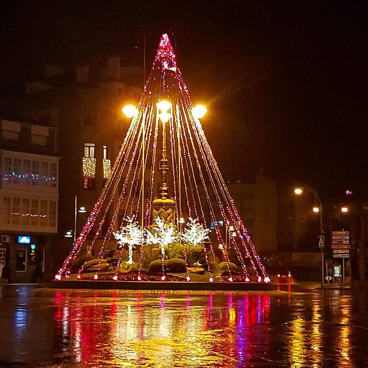 Luces de Nadal en Marín
