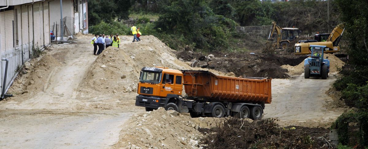 Obras de desdobramento da Avenida de Vigo
