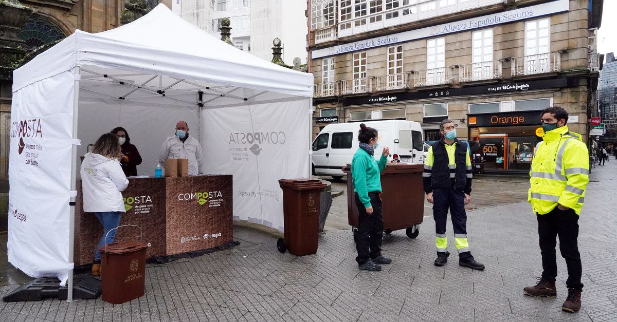Carpa de información del Composta