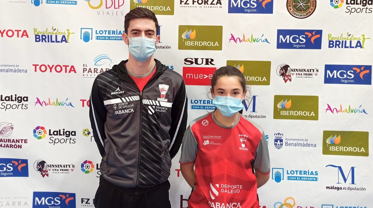 Jesús Pereiro e Lía Illán