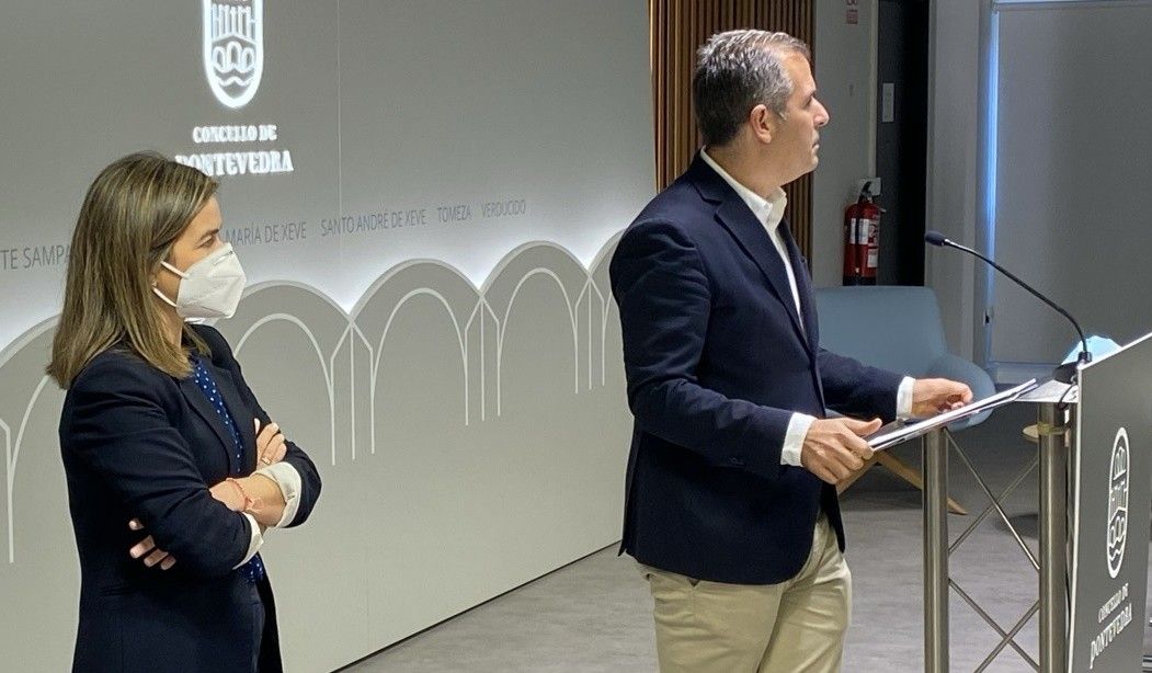 Pepa Pardo y Rafa Domínguez en rueda de prensa