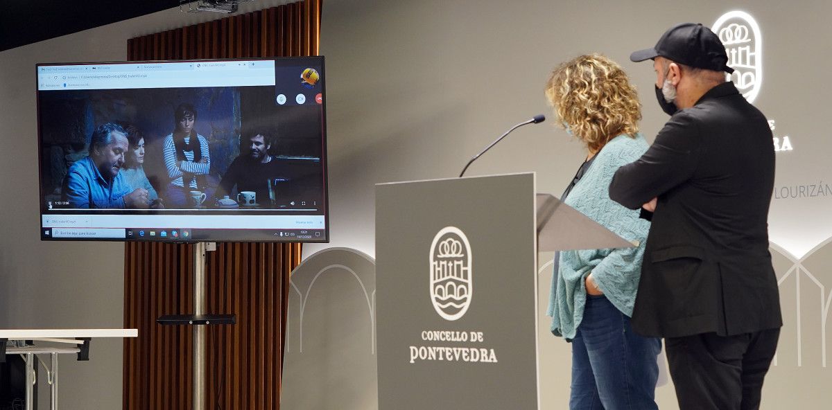 Presentación de la película 'Ons' en el Concello de Pontevedra