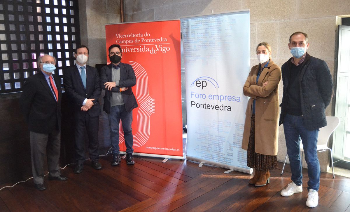 A Universidade de Vigo e o Foro Empresa Pontevedra asinaron un convenio marco de colaboración