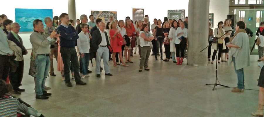 Inauguración de la exposición Na beira do río. Diálogos na pintura