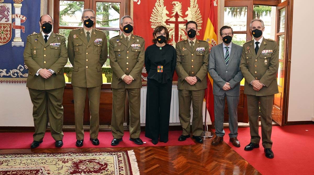 Toma de posesión do novo subdelegado de Defensa en Pontevedra, o coronel Cortés Calvo