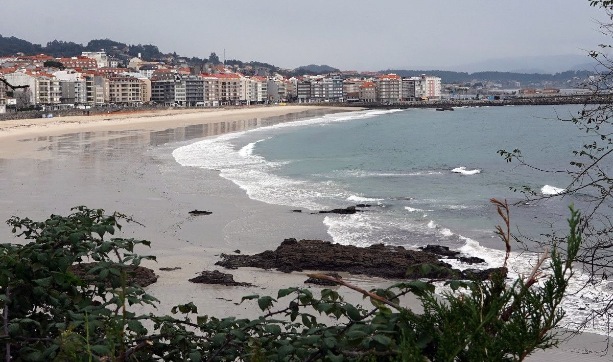 Vista de la playa de Silgar