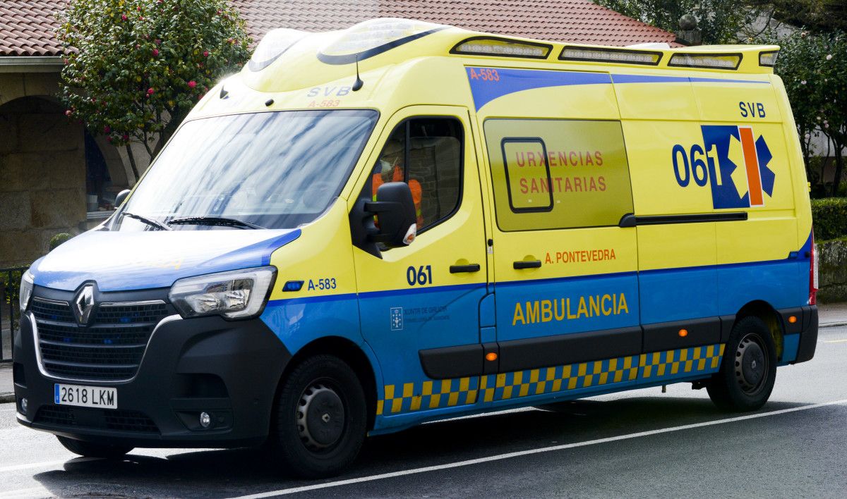 Ambulancia de Urgencias sanitarias en Pontevedra
