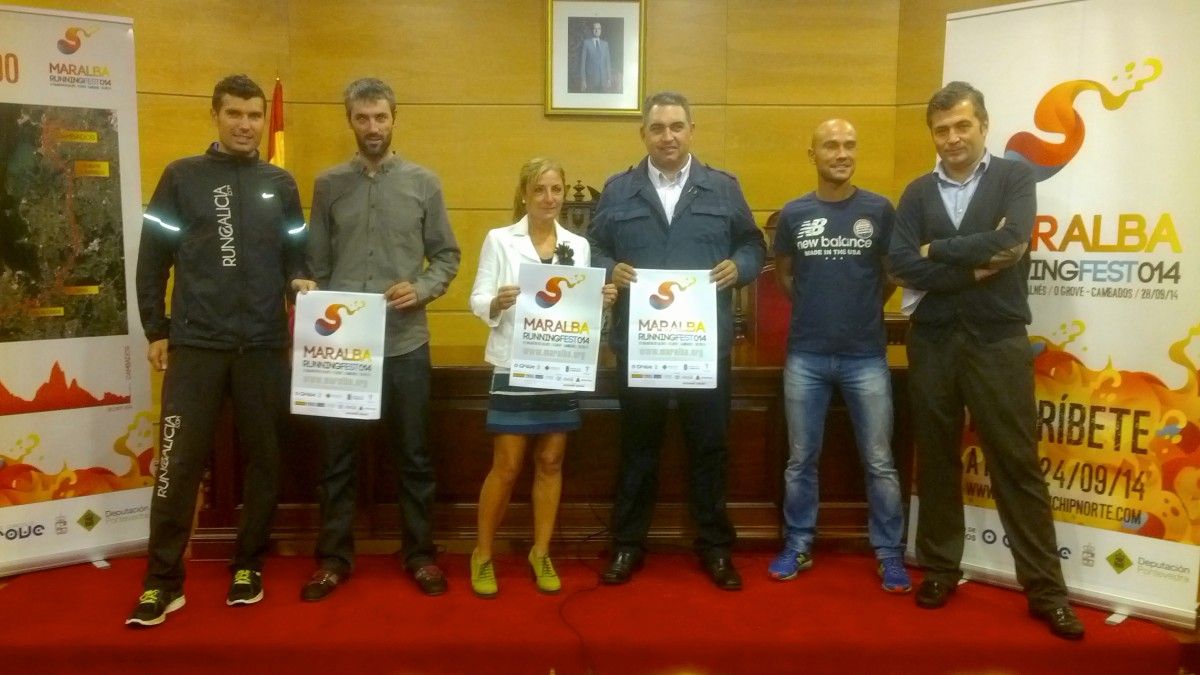 Presentación do resto solidario do Maralba Running Fest en Cambados