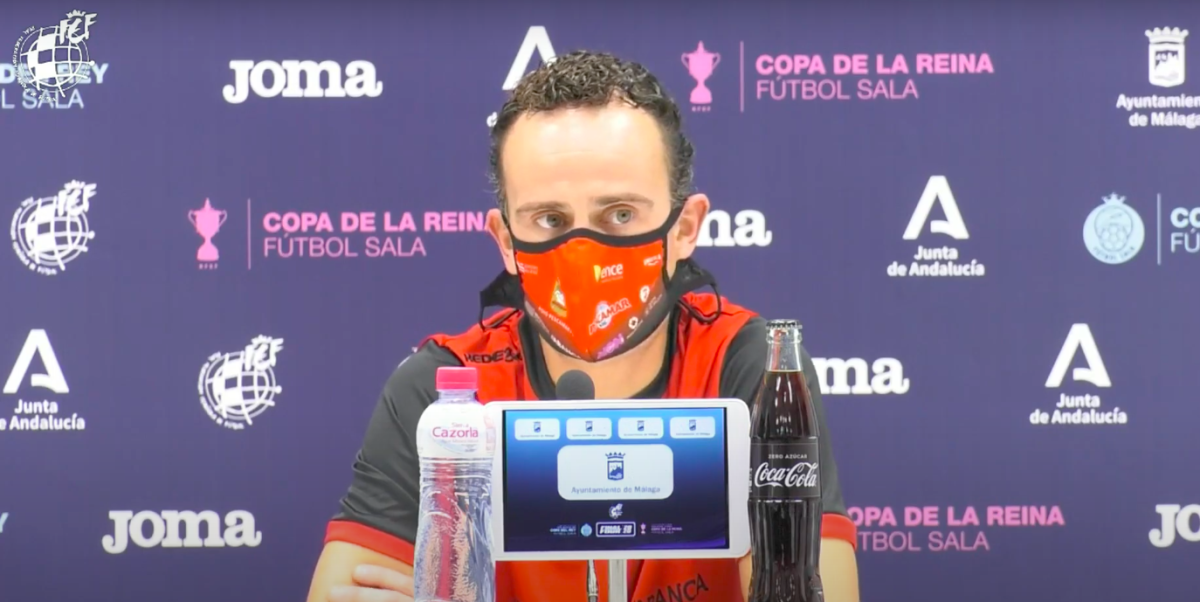 Rueda de prensa de Manu Cossío tras la final de la Copa de la Reina