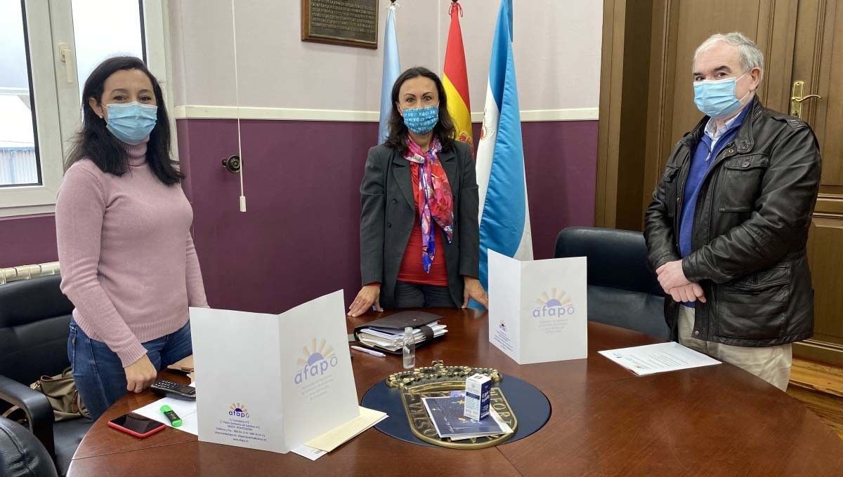 María Ramallo, Mirian Sanmartín e José Manuel Fontenla