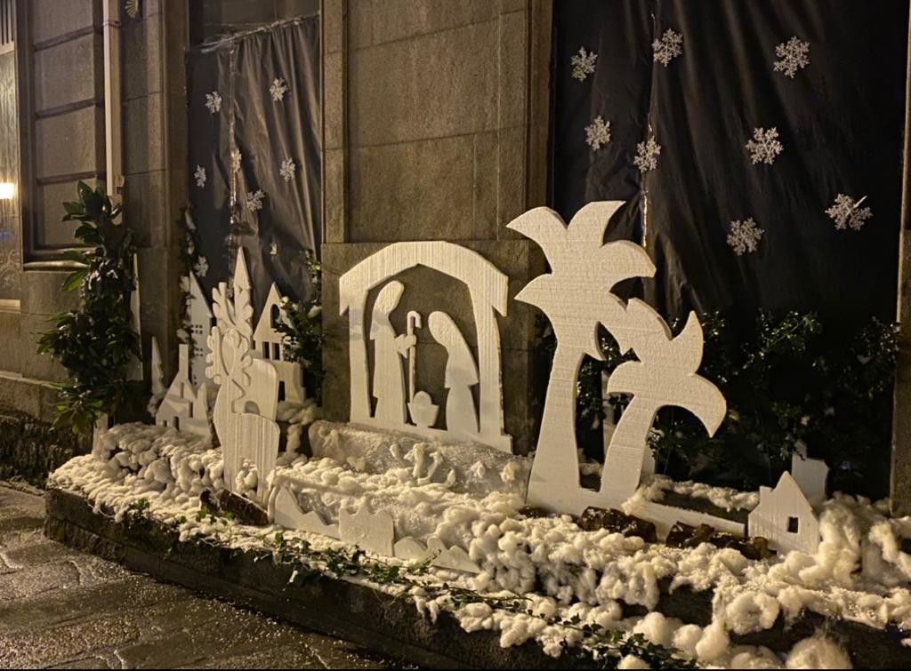 Iluminación e decoración de Nadal