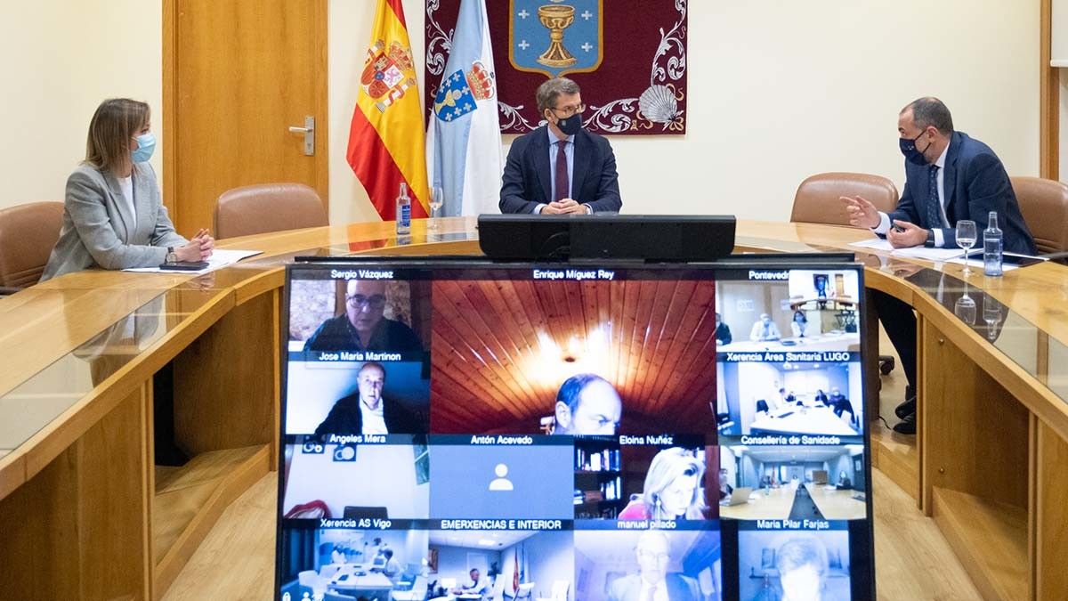 Reunión del comité clínico de Sanidade