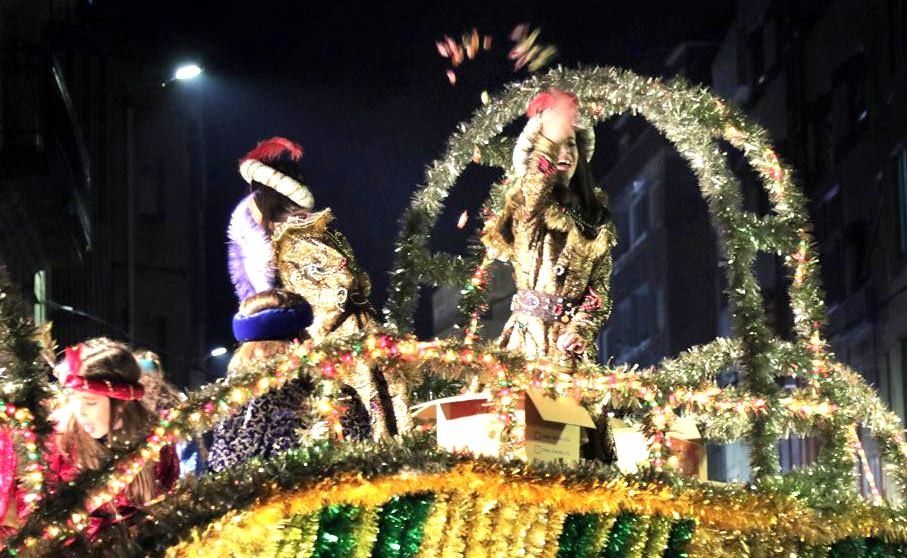 Cabalgata dos Reis Magos en Vilagarcía