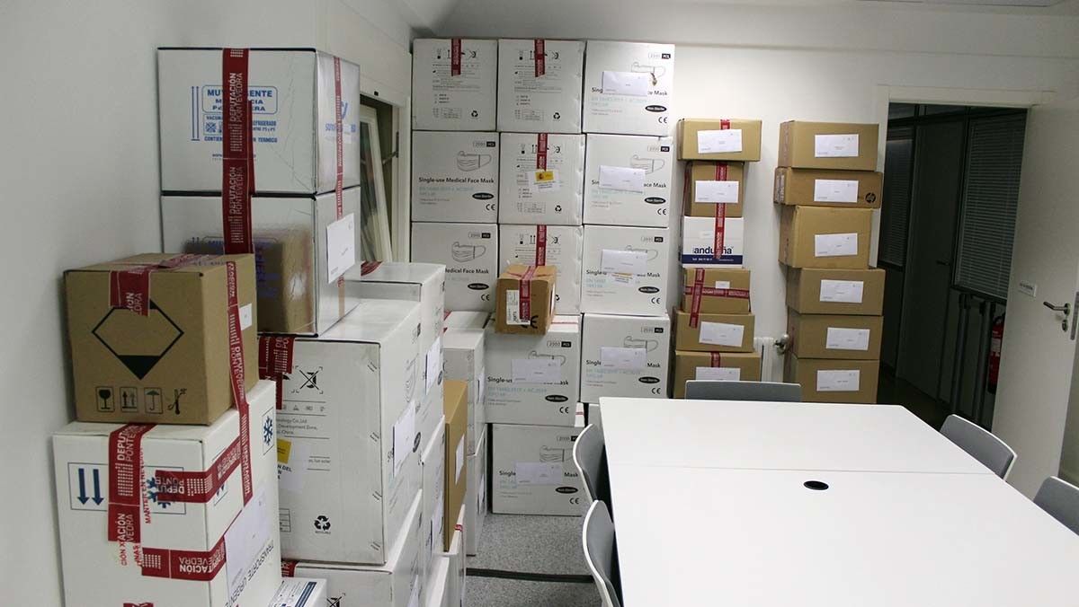 Máscaras que repartirá a Deputación na provincia