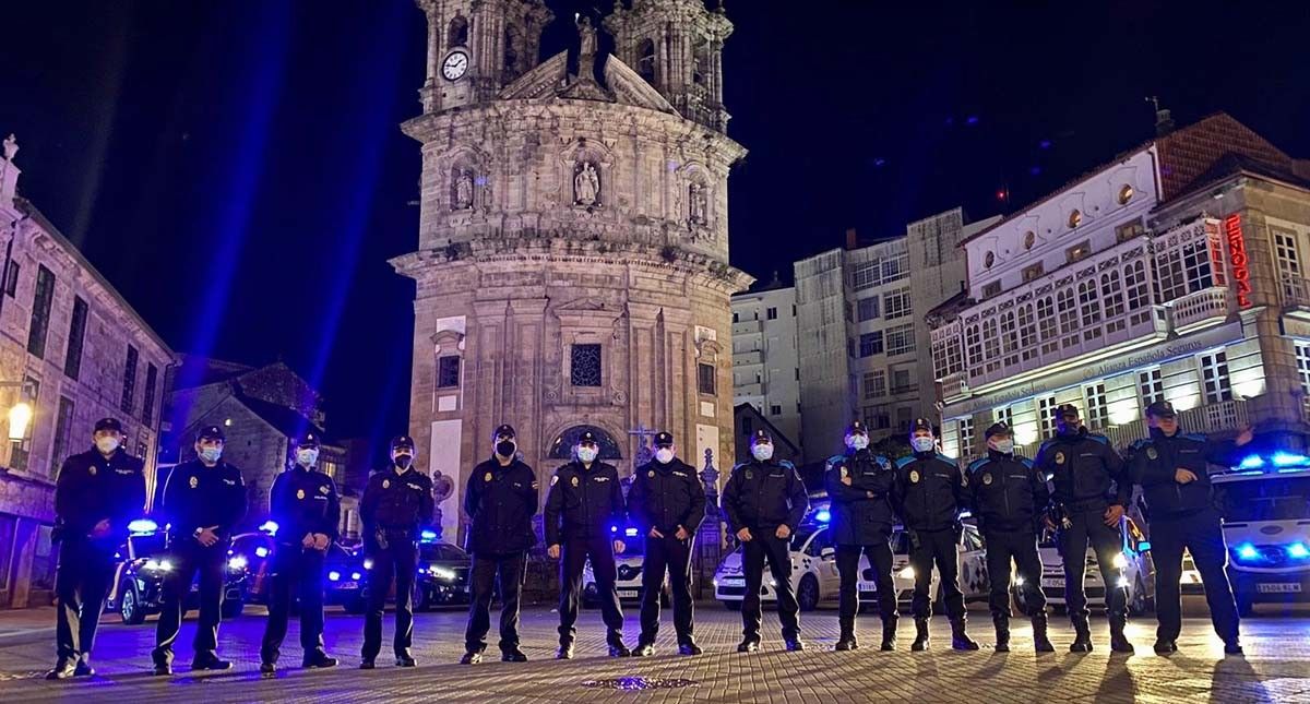 Agentes que participaron en el dispositivo de Nochebuena