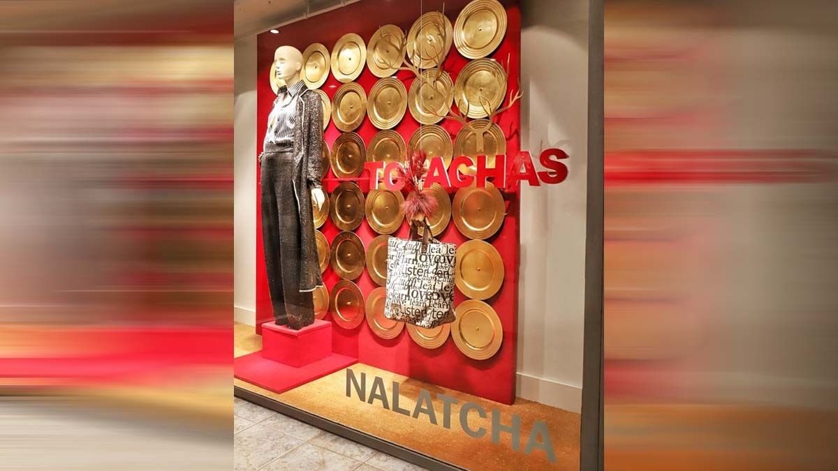 Escaparate de Navidad de la tienda Nalatcha