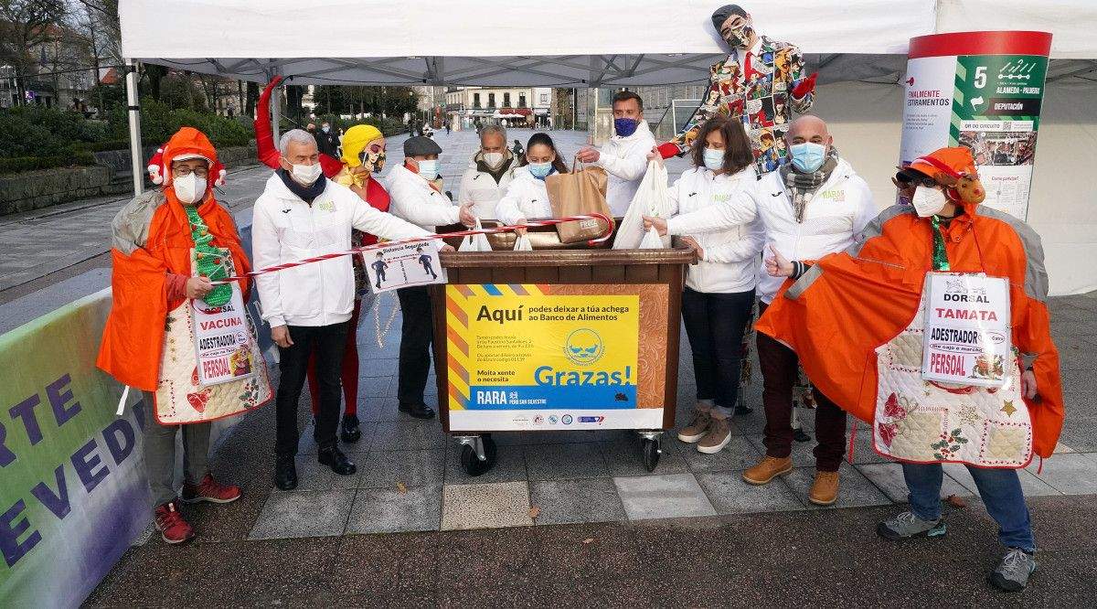Saída simbólica da 'Rara, pero San Silvestre'