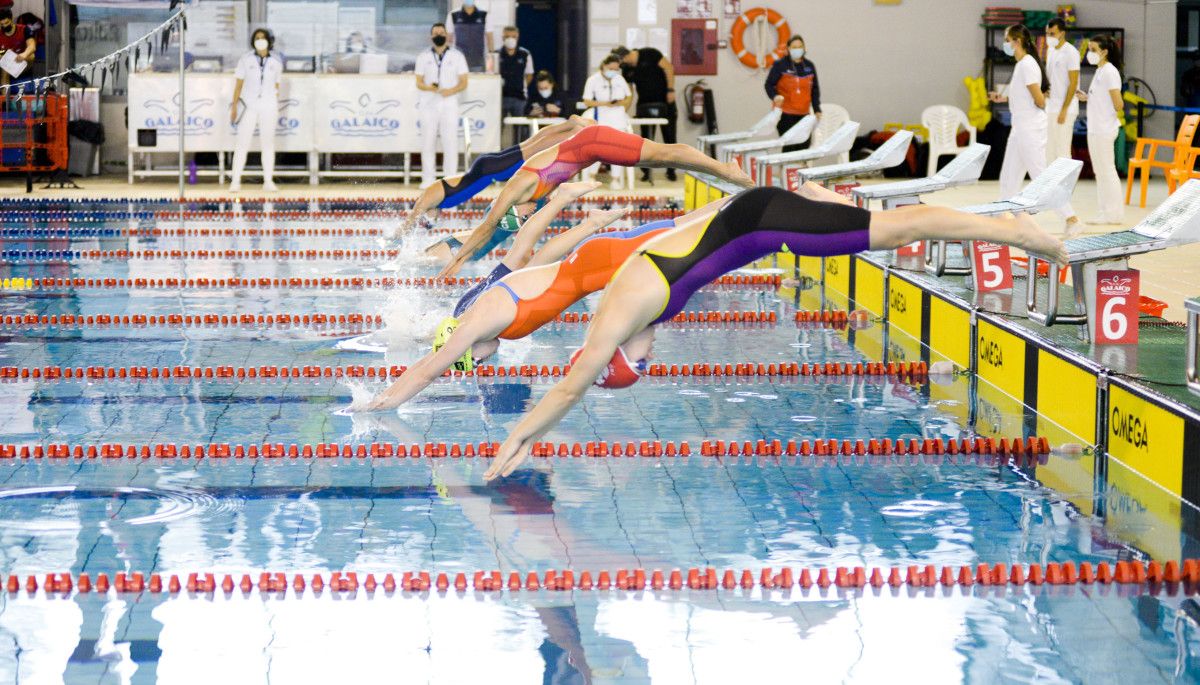 Campionato Galego de Natación Absoluto de Inverno en Pontemuíños