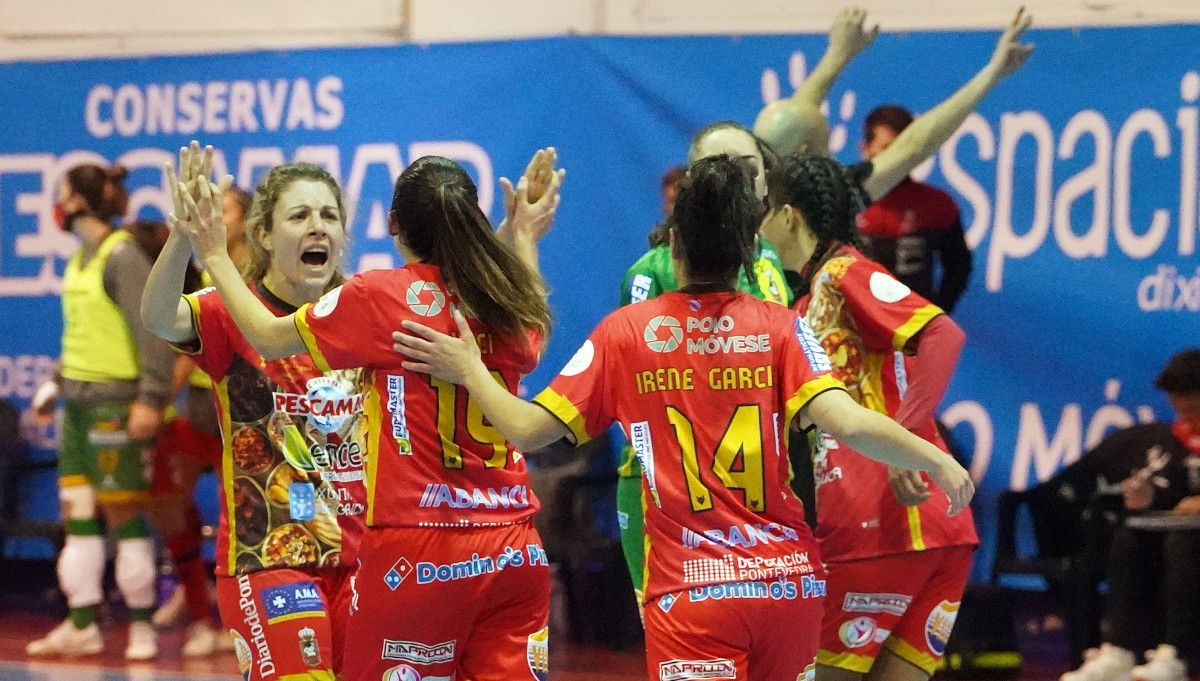 Partido de Copa de la Reina entre Poio Pescamar y Ourense Envialia