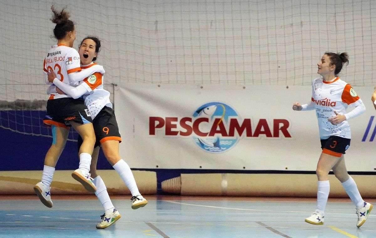 Partido de Copa da Raíña entre Poio Pescamar e Ourense Envialia
