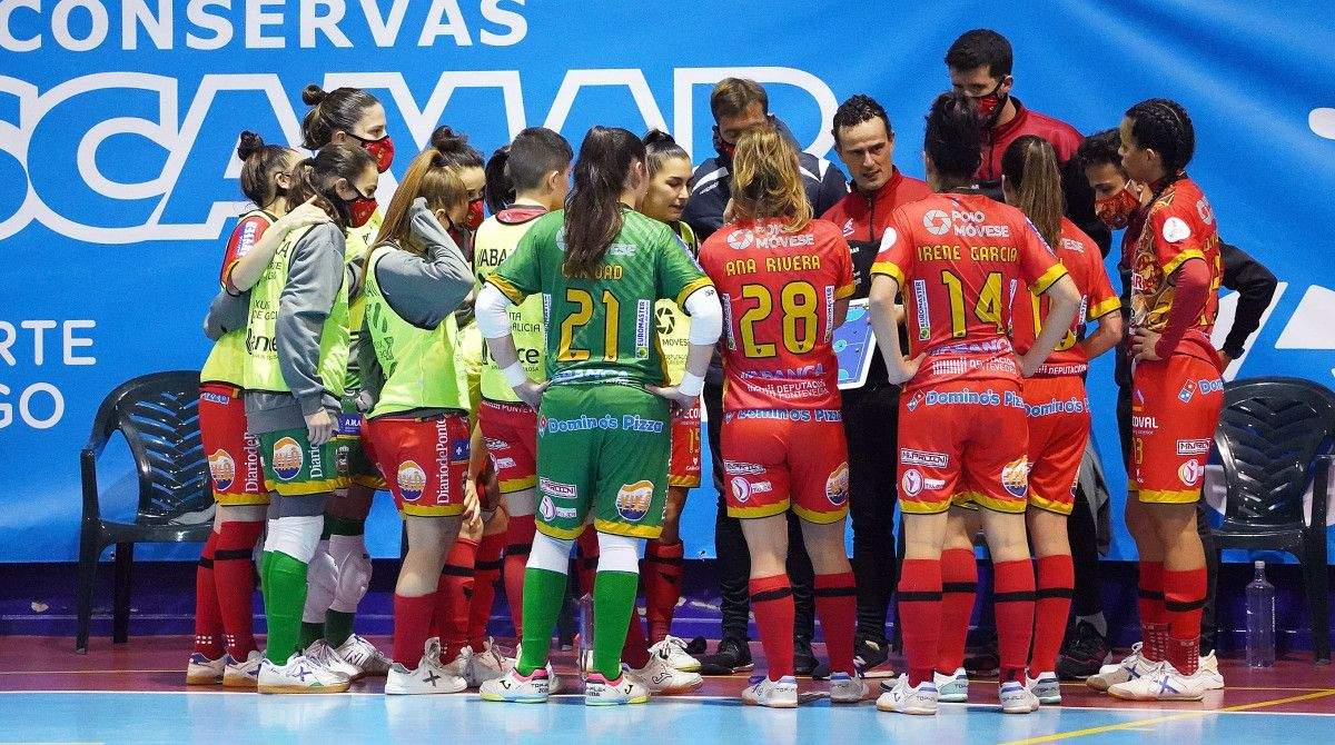 Partido de Copa de la Reina entre Poio Pescamar y Ourense Envialia
