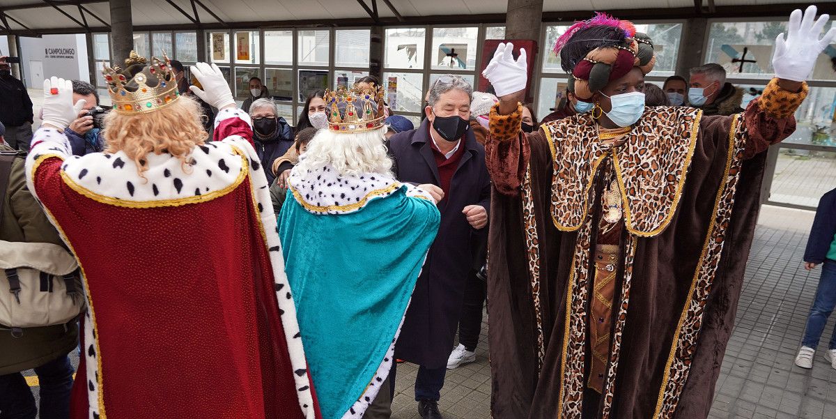 Visita de los Reyes Magos a Pontevedra