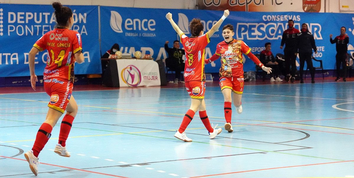 Partido de Copa da Raíña entre Poio Pescamar e Ourense Envialia