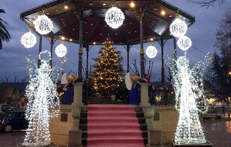 Adornos de Nadal na Alameda de Marín