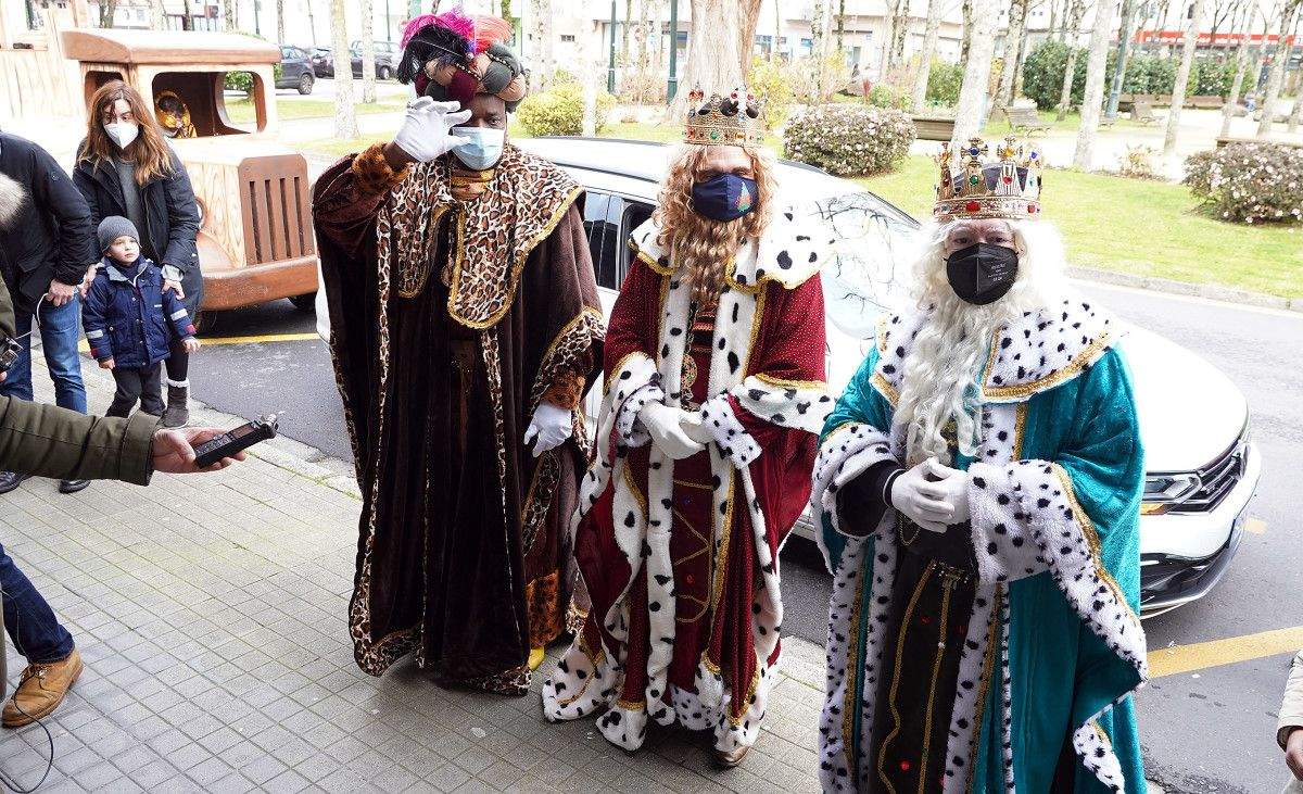 Visita dos Reis Magos a Pontevedra